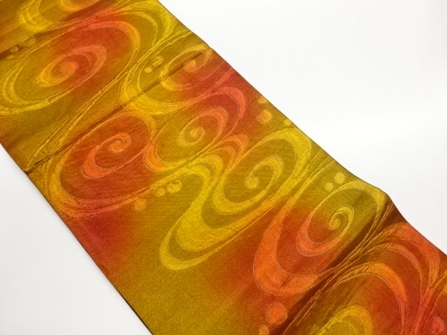 JAPANESE KIMONO / FUKURO OBI / WOVEN STREAM WATER 
